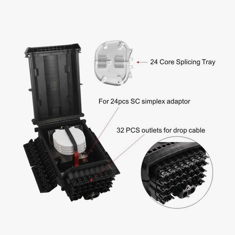 T6-088-E 96 CHIUSA SPILTUCA FIBRO OPTICA / CORE FTTH CORE