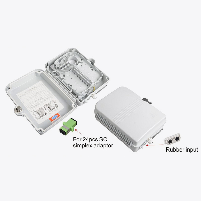 Scatola di distribuzione in fibra ottica T7-204a-SC 24