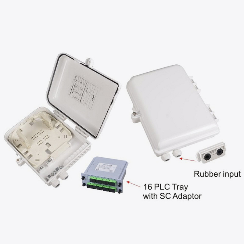 T7-225b-PLC 16 scatola di distribuzione in fibra ottica centrale